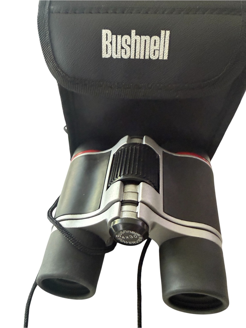 Bushnell 4X30 Power View Insta Ficus Compact Binoculars With Black Case Safari